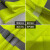 柯瑞柯林FG-BX02Y访客建筑薄款绿化环卫保洁安全反光背心马甲背心02荧光绿20件装