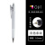 日本PILOT/百乐HOP-20ROpt摇摇出铅笔学生低重心自动铅笔0.5mm 白色条纹(0.5mm) 米津玄师同款 HB 单支