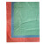 上柯 W1797 彩色覆膜编织袋蛇皮袋包装物流袋 1条 下料尺寸90X125cm(绿色）1条
