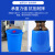 采易乐 大号水桶 加厚塑料圆桶 工业酒店厨房大容量储水桶物业垃圾桶 60L白色不带盖03474