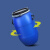 大口密封废液桶泔水桶加厚耐摔铁箍桶200升100升法兰抱箍桶30kg 200L