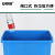安赛瑞 塑料长方形垃圾桶  商用分类环卫垃圾桶 20L 绿色 无盖 7F00334
