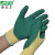 海太尔(HTR)0094强握力手套乳胶涂层耐磨防滑透气吸汗强握力搬运劳保手套 绿色 均码