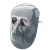 添新焊友焊工专用脸部防护面罩头戴式电焊面罩焊接防烤脸面具 BX-6面罩+透明+深绿眼镜+松紧带