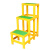 奥鹏 绝缘凳电工凳 高压可移动平台双层高低凳玻璃钢绝缘梯凳高120*宽50*长90cm三层绝缘凳
