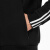 阿迪达斯（adidas） 男装 新款跑步健身飞行员运动服立领透气外套宽松休闲棒球服夹克 GV5338/黑色/经典三条纹 XS/170/88