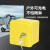 承琉塑料室外86型防水插座盒明装电瓶车充电电源面板带锁防盗电保护箱 黄色塑料款+3孔16A