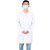 海斯迪克 HKCL-195 实验室白大褂防护衣 医生服药店护士服 美容院工厂工作实验服 男款短袖(优质棉)M码