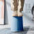 京惠思创 2个装带压圈时尚条纹分类垃圾桶素色无盖垃圾篓客厅卧室厨房 