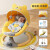 婴儿童摇椅电动哄娃神器多功能玩具架摇摇椅宝宝睡觉躺椅 亮丽黄