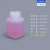 HDPE小口方瓶超密封化工样品试剂瓶酒精瓶20ml-500ml塑料瓶子 20ml-半透明