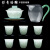 景德镇千里江山茶具茶具套装影青雕刻盖碗套装茶杯茶具礼盒装 （1盖碗+6杯+1公道）礼盒装 茶具套装