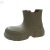 彬单 厚底雨鞋EVA材质圆头防水耐磨个性百搭日常 米色 39-40 