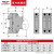 电气熔断器保险丝底座rt18-32陶瓷低压熔芯rt14-63熔断丝保险管 3P底座 32A