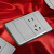 国际电工 118型开关插座灰色家用墙壁暗装多孔插排拼装组合电源插座面板 一位：五孔插座