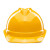 诺瑞斯安 安全帽 新国标V型透气ABS防砸透气 工业头盔电力工程工地建筑施工抗冲击 黄色