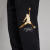 Jordan 男士运动裤卫裤 Essential 新款长裤休闲宽松户外直筒裤束脚裤 Black/Gold S