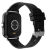 岚立仕爆款1.69寸屏smart watch华强北蓝牙通话运动智能手环表 黑色(图片色) 钢+硅胶触模式+按键式