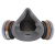 霍尼韦尔（Honeywell）防毒面具 550050M 防护面罩 呼吸防护 防化工气体 橡胶半面罩 配件 1只装