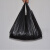 大中黑色塑料袋垃圾袋背心袋方便袋购物打包袋手提袋胶袋批发 35*54亮黑200个