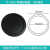 不锈钢圆形嵌入式台面盖子大理石橱柜隐藏垃圾桶翻盖配件摇盖黑色 DF-230正方形黑色盖子