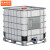 京洲实邦  桶集装桶储水桶方形化工塑料桶B 【特厚滚塑500L矮款（150口径】
