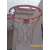 绿野客篮球网铁链金属篮球网篮圈穿网线铁链篮球框网12扣铁网不锈钢篮球 包塑篮圈穿网线1.7米配铝扣