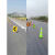 道路施工安全标识牌路锥导向牌交通指示牌线形诱导标志牌引导牌定制 荧光绿导流牌 59x43x1cm