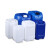 加厚耐用堆码桶5L升塑料桶方形化工原料废液消毒液密封桶25公斤kg 30L蓝色B款加厚
