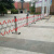 梓萤岔不锈钢伸缩围栏隔离栏学校医院护栏道路户外施工可移动折叠栏栅栏 1.2*6米