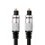 中视讯数字音频线OPTICA方型接口SPDIF7.1声道1-35米定制 黑色发烧级 2米
