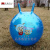 瑜伽球带耳朵羊角球加厚加大幼儿园防爆跳跳球儿童球宝宝玩具充气球 加厚黄色平面羊角55CM(4样)