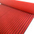 七彩阁 防滑满铺地垫商用楼梯走廊整铺条纹地毯 2米宽 单位：米 黑红间隔绒（约5毫米）