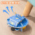 得力（deli）3d立体拼图积木 儿童创意立体拼插模型早教手工拼装diy玩具 科教DIY套装-避障月球车