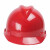 鸣固安全帽ABS材质防砸抗冲击透气工地安全帽 建筑工程施工帽 领导监理 V型常规款红色