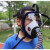 XMSJ山头林村电动风长管呼吸器单人双人多人防护全面罩 自吸式长管呼 面罩
