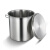 科能芯 加厚复底不锈钢汤桶带盖复合底桶特大汤锅 备件 35x35加厚汤桶 
