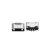 MICRO180度母座平口安卓母座MICRO直型AB型常规加长USB连接器定制 0545 MICRO 180度 AB型 无卷边 常