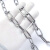 不锈钢晾衣链室外晒衣绳防滑晾衣服铁链子防风神器挂凉衣绳 3毫米粗链条2.5米长+2个弹扣