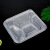 谐晟 一次性透明塑料分格餐盒 打包盒汤碗保鲜盒 薄壁四格1000ml/个*150个 1箱