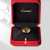 卡地亚（Cartier）Trinity中号款 标致字母LogoK金戒指结婚对戒婚戒男女情侣款 银色.金色.玫瑰金 B4052700 44mm