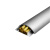玛仕福 铝合金线槽 半圆自粘明装电线电缆弧形走线槽明装 9号（壁厚1.1mm)