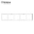 西屋（Westinghouse）开关插座面板多联边框W7586 维品系列配件 五位连体外框 典尚白