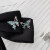 VAN CRUDE ANNORA珐琅滴釉蓝色蝴蝶耳钉金属感甜酷风手工精致小巧优雅气质耳饰 银 饰 银针款