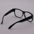 平光玻璃劳保防护眼镜打磨切割焊工电焊防强光打沙护目镜 黑色