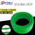 红/绿色可接驳PU聚氨酯圆皮带耐用O型圆带粗面传动带工业牛筋皮带 线径18mm/一米