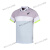 亚瑟士（asics）新款男子T恤撞色时尚套头翻领男式网球短袖POLO衫 淡紫色_灰蓝色 S