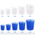 大号垃圾桶带盖户外家用特大号商用厨房无盖圆桶环卫潲水桶带轮子 200升白色有盖（加厚款）要蓝色请备注