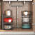 爱仕达（ASD）锅架厨房家用多功能放锅架子台面下水槽橱柜内多层锅具收纳置物架 3层单边款