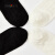 三福 女短筒袜单双装 甜美国风国潮镂空盘扣精梳棉女袜子486145 白色 均码
